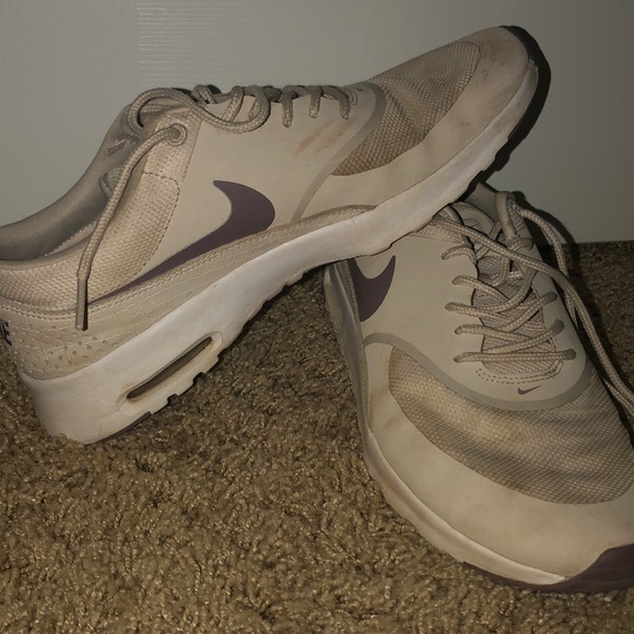 Nike Shoes - Tan/Cream colored Nike shoes: size US 10